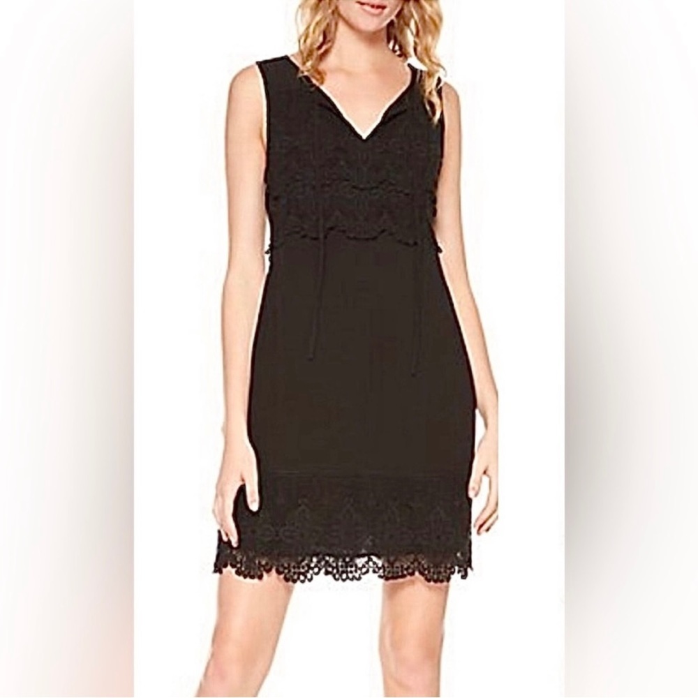 Anthropologie Sanctuary Mady Lacy Overlay Tie Woman’s Dress Size Large💕